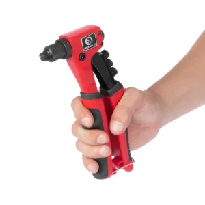 Пістолет заклепувальний ручний, 215 мм, діаметр застосовуваної заклепки: 2,4, 3,2, 4,0, 4,8 мм INTERTOOL (RT-0014) UA