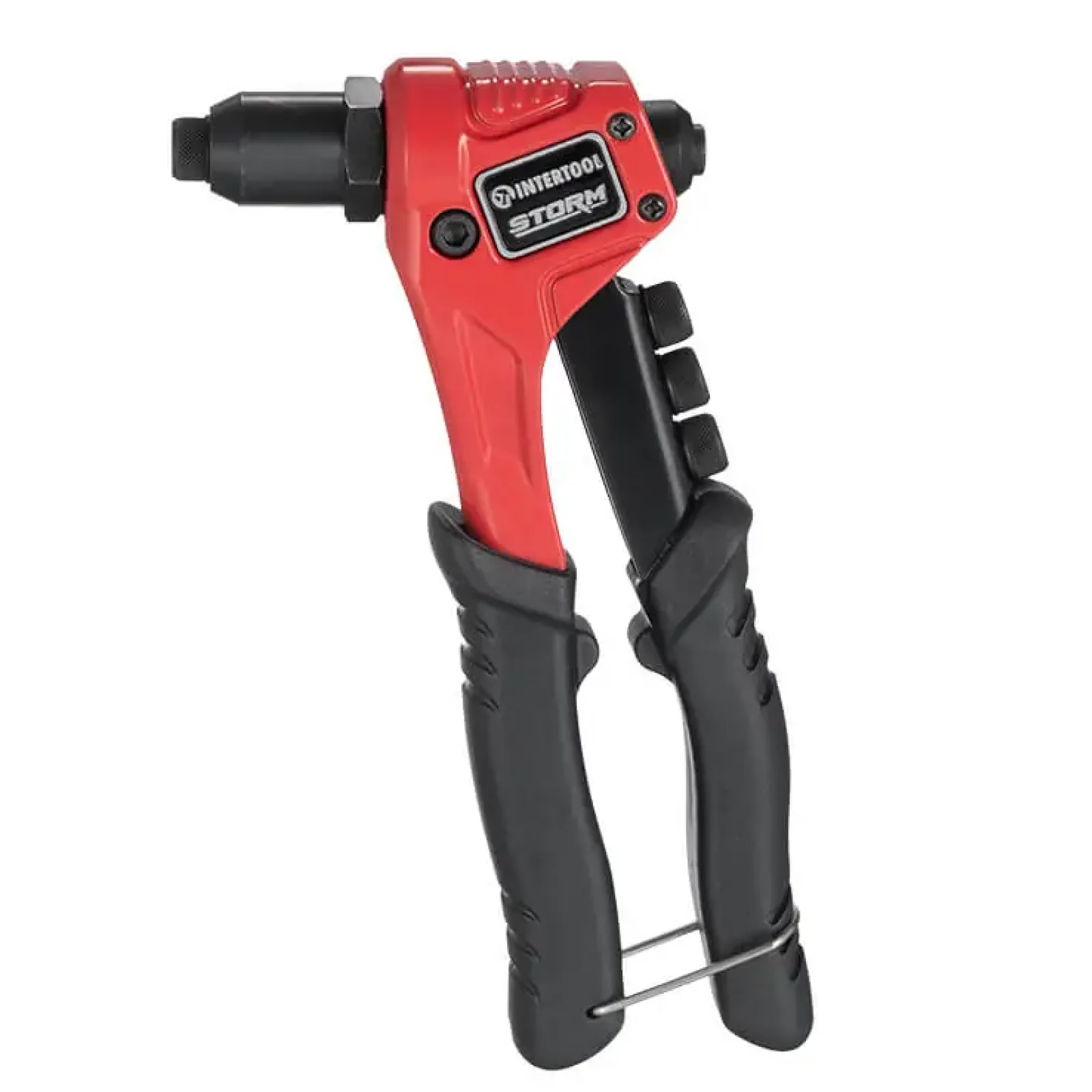 Пістолет заклепувальний ручний, 200 мм, діаметр застосовуваної заклепки: 2,4, 3,2, 4,0, 4,8 мм, STORM INTERTOOL (RT-0015) UA