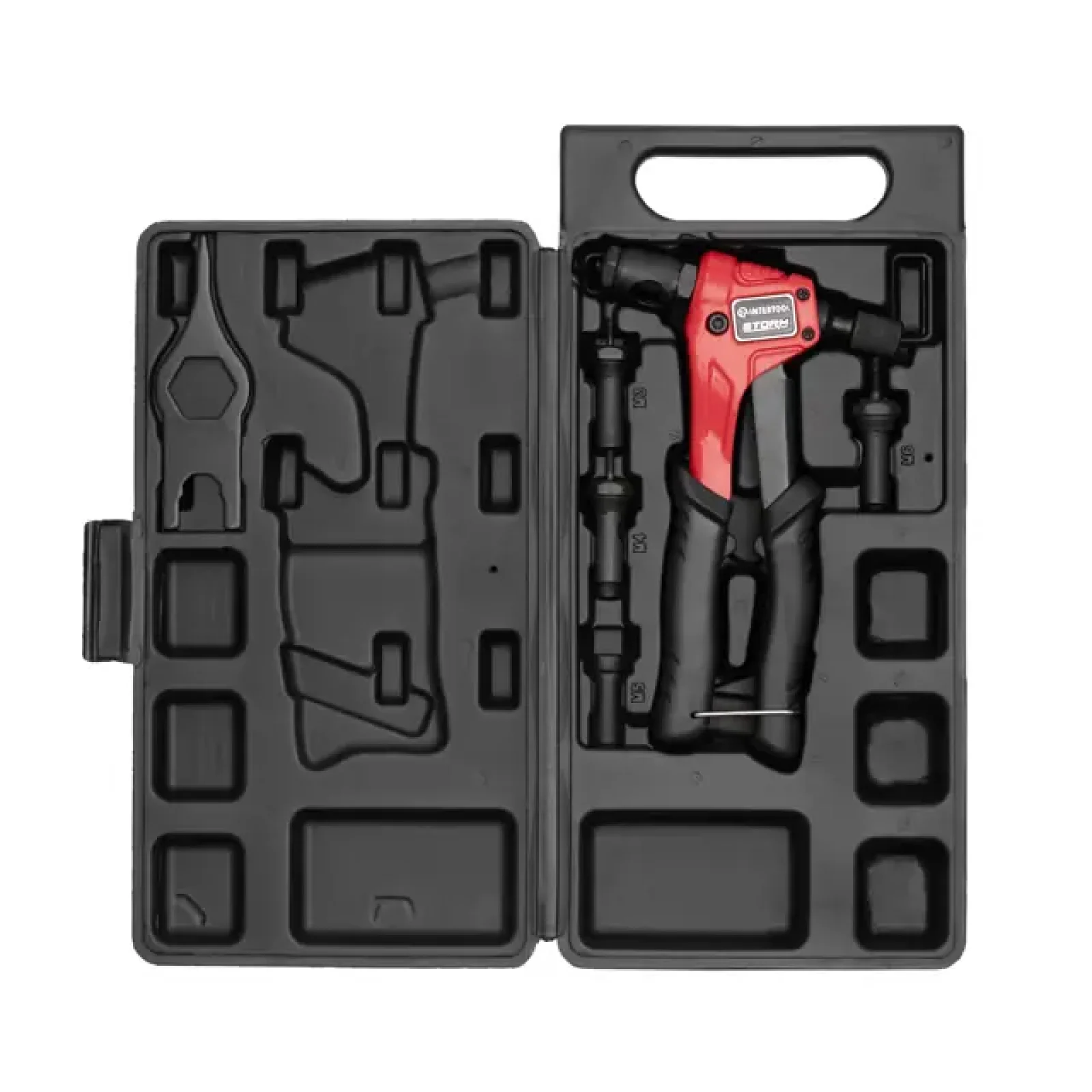 Пістолет заклепувальний, для різьбових заклепок, 200 мм, застосовувана заклепка: M3, M4, M5, M6, STORM INTERTOOL (RT-0019) UA