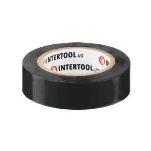 Стрічка ізоляційна 0.15мм*17мм*10м чорна INTERTOOL (IT-0011) UA
