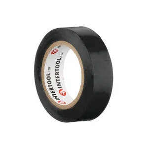 Стрічка ізоляційна 0.15мм*17мм*10м чорна INTERTOOL (IT-0011) UA