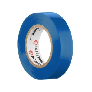 Стрічка ізоляційна 0.15mm * 17mm * 15m синя INTERTOOL (IT-0015) UA