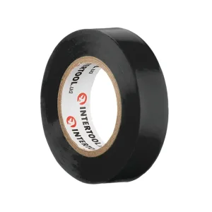 Стрічка ізоляційна 0.15mm * 17mm * 15m чорна INTERTOOL (IT-0016) UA