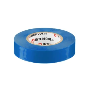 Стрічка ізоляційна 0.15мм*17мм*20м синя INTERTOOL (IT-0020) UA