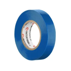 Стрічка ізоляційна 0.15мм*17мм*20м синя INTERTOOL (IT-0020) UA