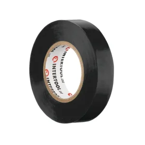 Стрічка ізоляційна 0.15мм*17мм*20м чорна INTERTOOL (IT-0021) UA