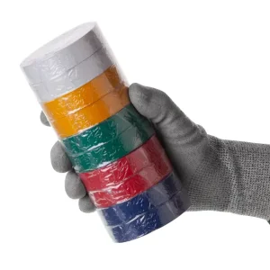 Стрічка ізоляційна 0.15 мм * 17 мм * 20 м, кольорова (10 од.) INTERTOOL (IT-0024) UA