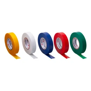 Стрічка ізоляційна 0.15 мм * 17 мм * 25 м, кольорова (10 од.) INTERTOOL (IT-0029) UA