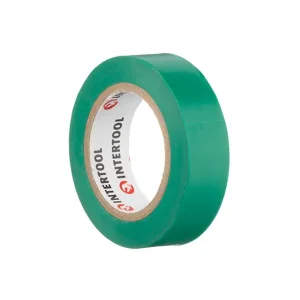 Стрічка ізоляційна 0.15мм*17мм*10м зелена INTERTOOL (IT-0031) UA