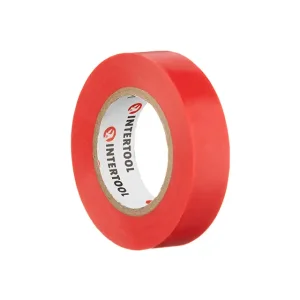 Стрічка ізоляційна 0.15мм*17мм*15м червона INTERTOOL (IT-0040) UA
