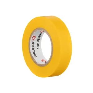 Стрічка ізоляційна 0.15мм*17мм*15м жовта INTERTOOL (IT-0042) UA