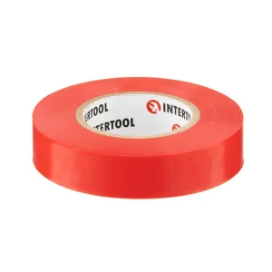 Лента изоляционная 0.15мм*17мм*20м красная INTERTOOL (IT-0050) UA
