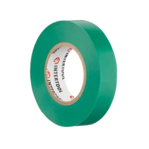 Стрічка ізоляційна 0.15мм*17мм*20м зелена INTERTOOL (IT-0051) UA