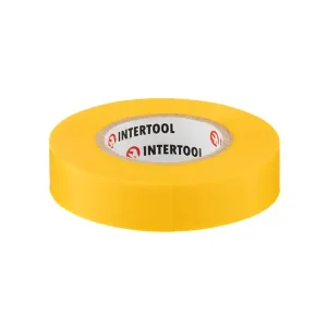 Стрічка ізоляційна 0.15мм*17мм*20м жовта INTERTOOL (IT-0052) UA