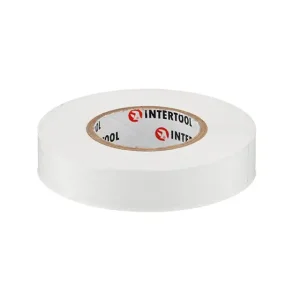 Стрічка ізоляційна 0.15мм*17мм*25м біла INTERTOOL (IT-0063) UA