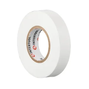 Стрічка ізоляційна 0.15мм*17мм*25м біла INTERTOOL (IT-0063) UA