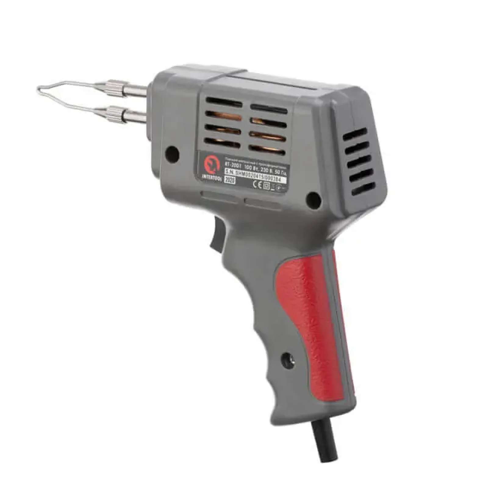 Паяльник імпульсний із трансформатором, 100 Вт, 230 В INTERTOOL (RT-2001) UA