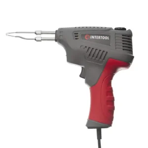 Паяльник імпульсний із трансформатором, 200 Вт, 230 В, 3 режими, комплект насадок INTERTOOL (RT-2003) UA