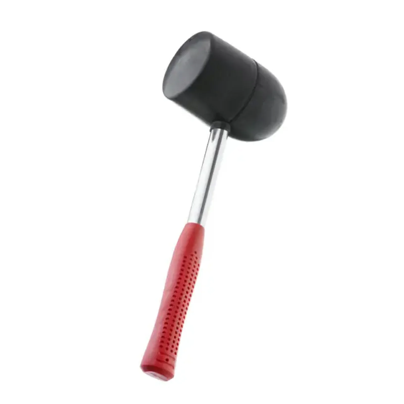 Киянка гумова, 1250 г, 90 мм, чорна гума, металева ручка INTERTOOL (HT-0228) UA