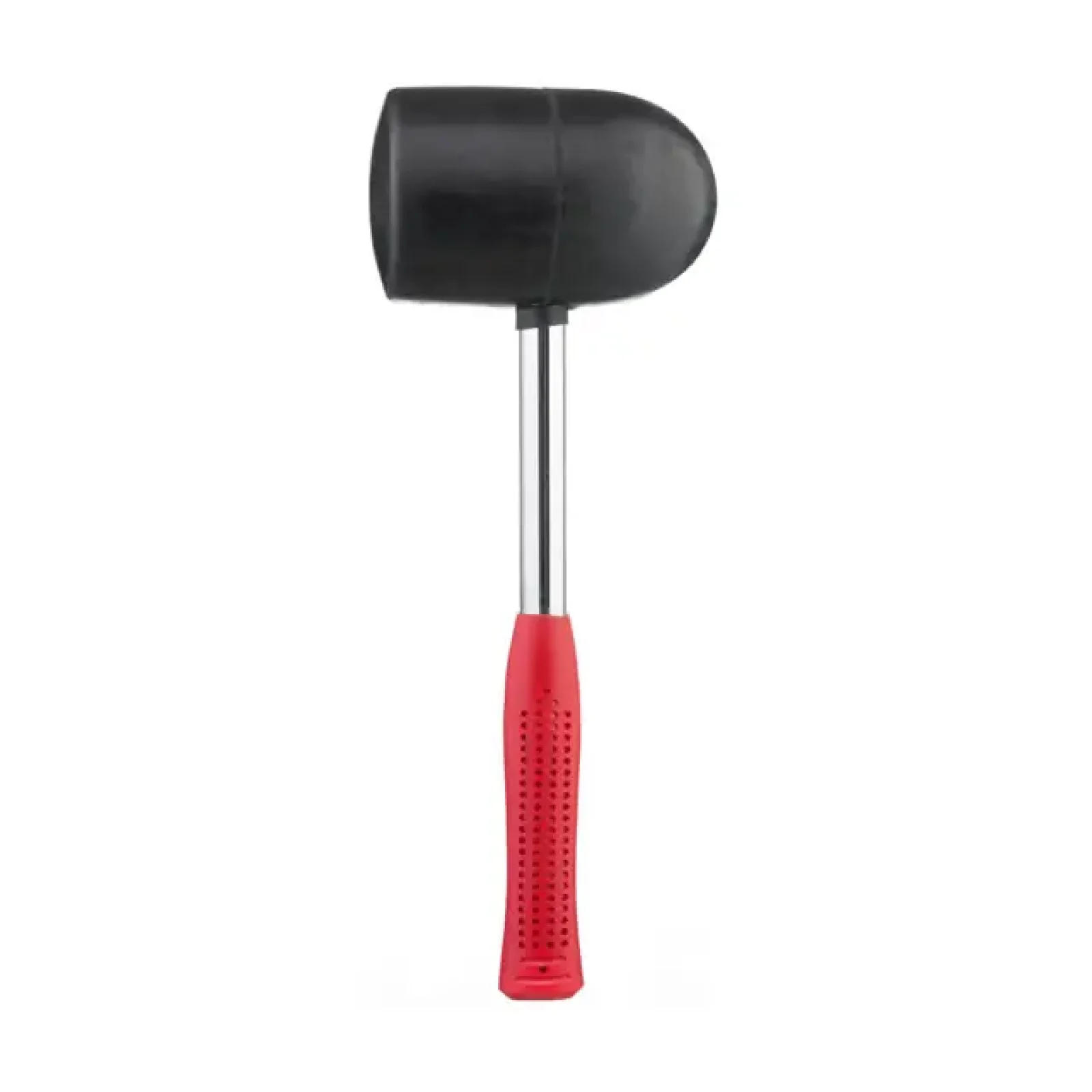 Киянка гумова, 1250 г, 90 мм, чорна гума, металева ручка INTERTOOL (HT-0228) UA