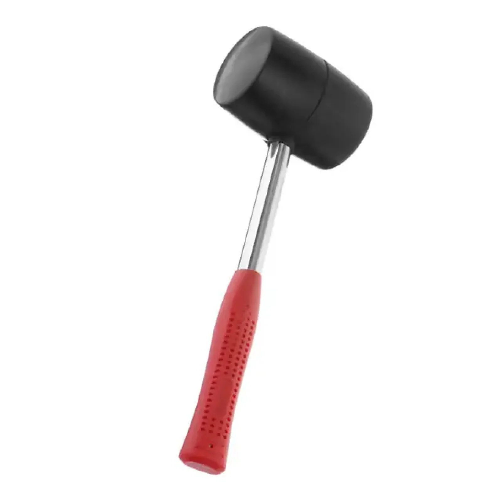 Киянка гумова, 900 г, 80 мм, чорна гума, металева ручка INTERTOOL (HT-0233) UA