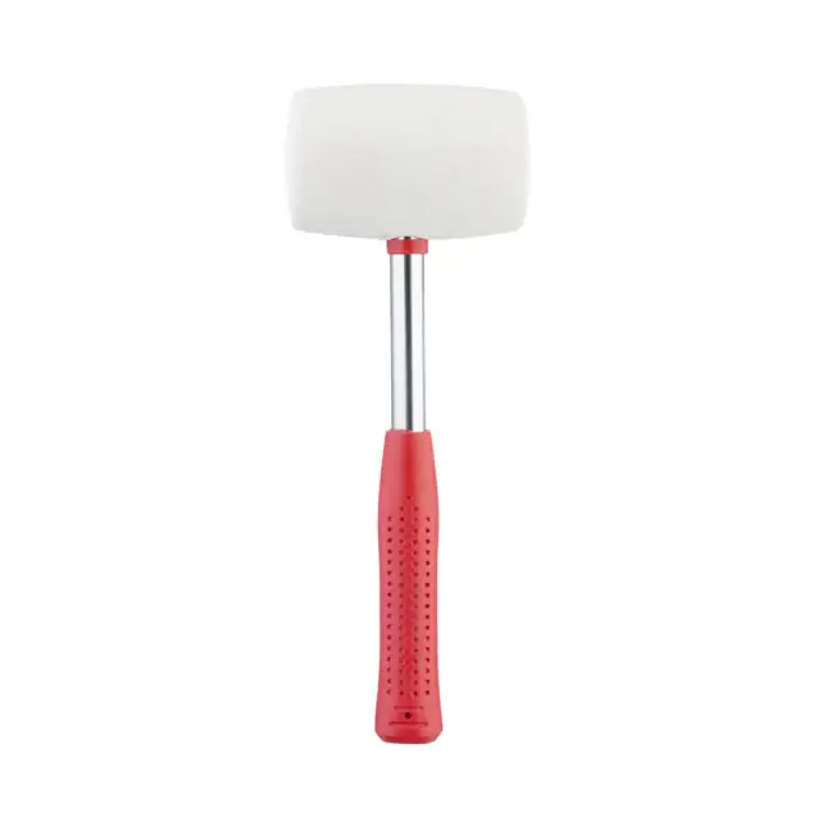 Киянка гумова, 680 г, 80 мм, бiла гума, металева ручка INTERTOOL (HT-0235) UA