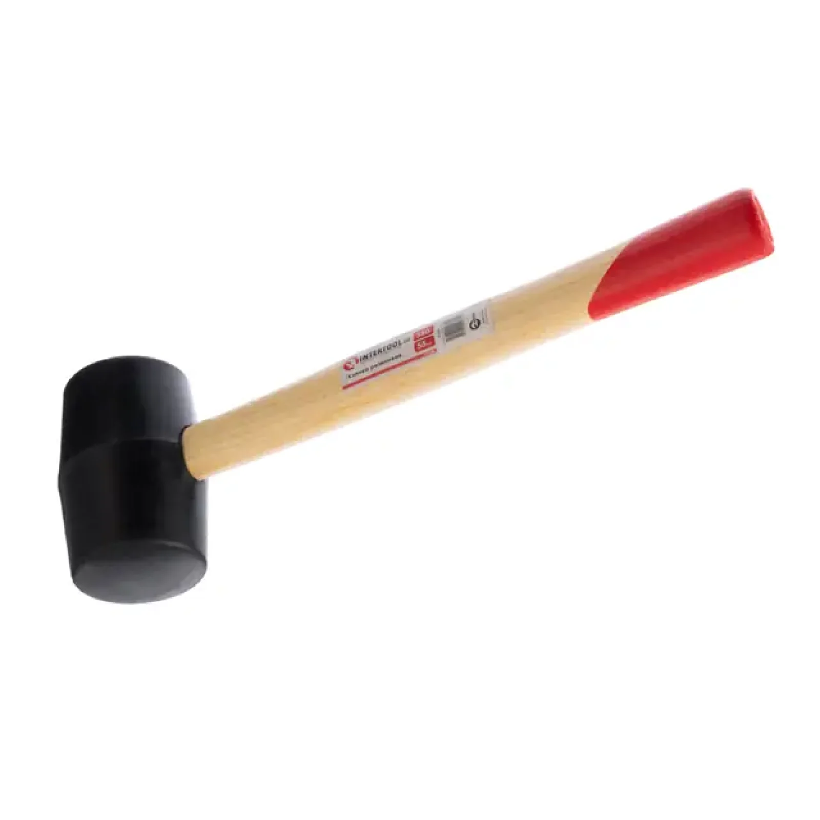 Киянка гумова, 350 г, 50 мм, чорна гума, дерев'яна ручка AL-KO (HT-0236) UA