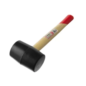 Киянка гумова, 450 г, 60 мм, чорна гума, дерев'яна ручка AL-KO (HT-0237) UA