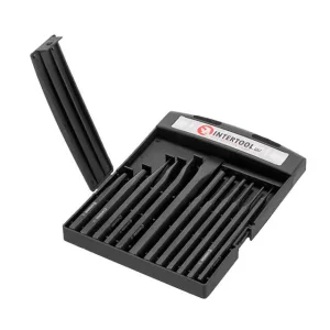 Набір зубил, кернерів і вибивок, 12 шт. INTERTOOL (HT-0289) UA