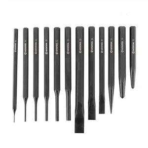 Набір зубил, кернерів і вибивок, 12 шт. INTERTOOL (HT-0289) UA