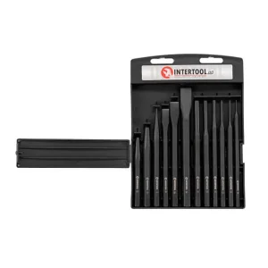 Набір зубил, кернерів і вибивок, 12 шт. INTERTOOL (HT-0289) UA