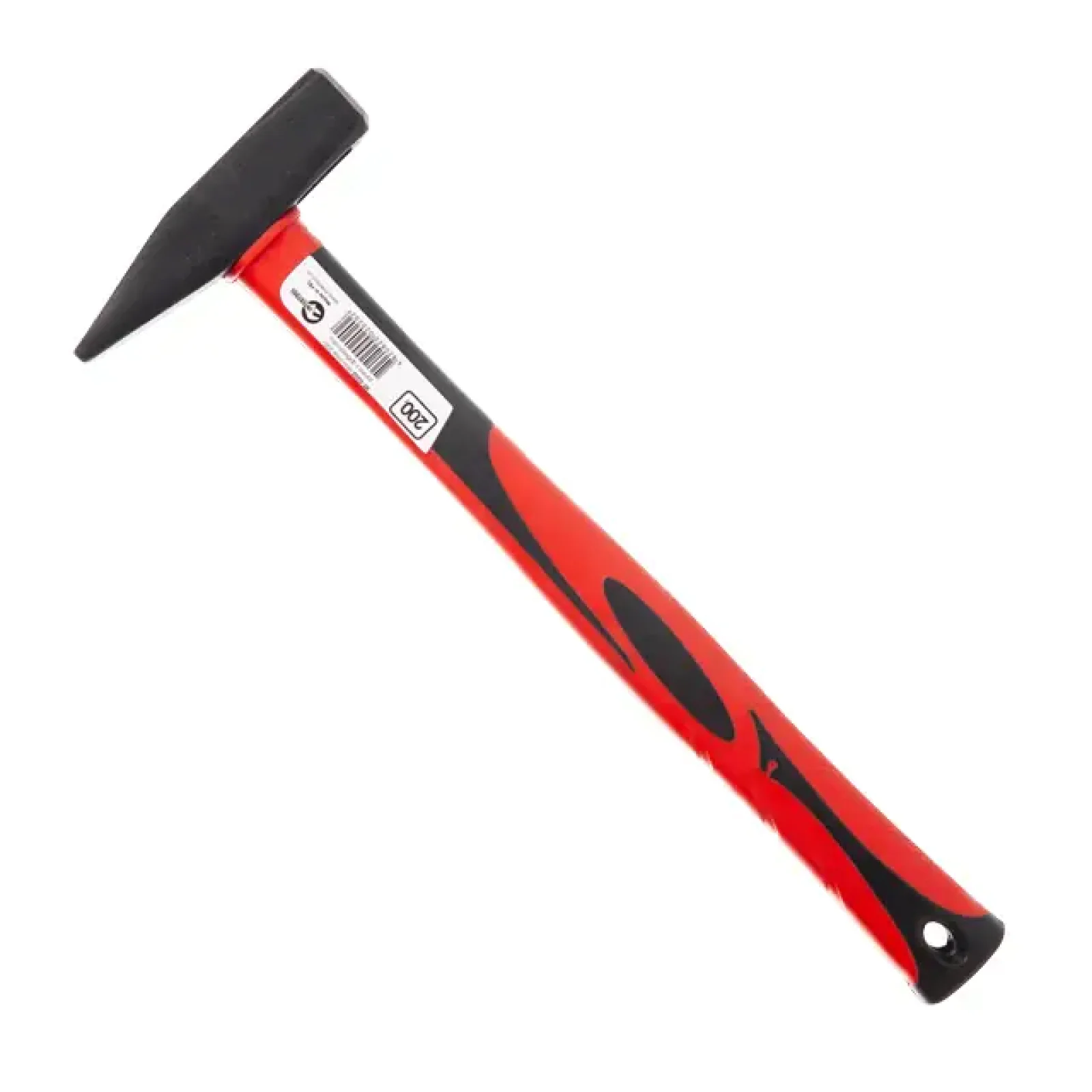 Молоток, 200 г, ручка з фібергласу INTERTOOL (HT-0202) UA