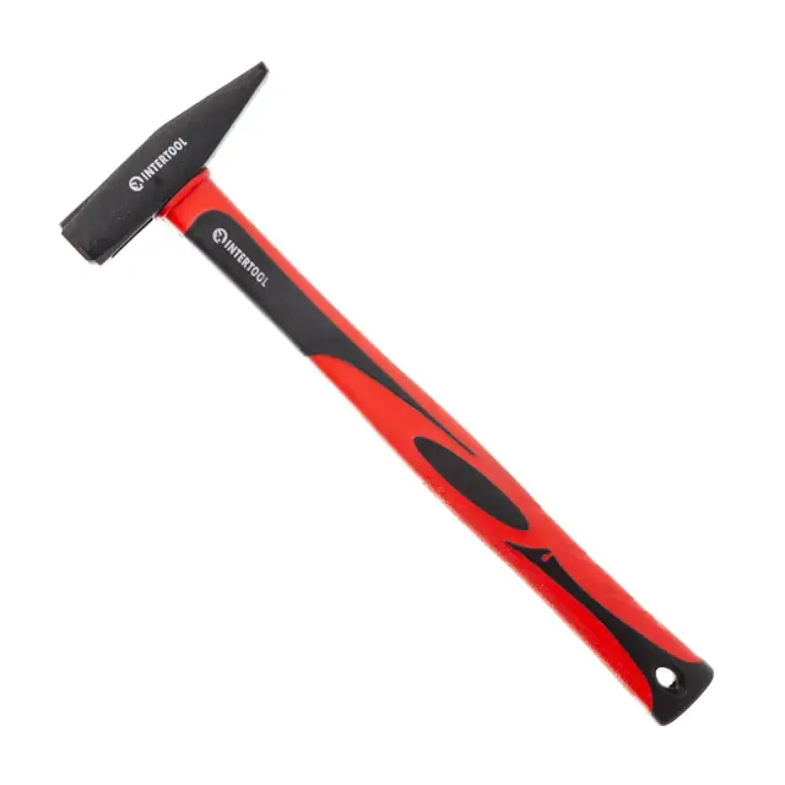 Молоток, 200 г, ручка з фібергласу INTERTOOL (HT-0202) UA