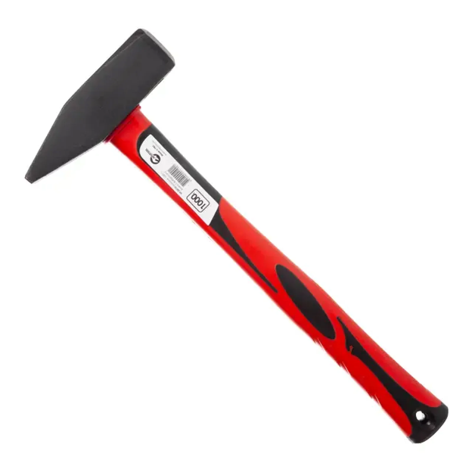 Молоток, 1000 г, ручка з фібергласу INTERTOOL (HT-0210) UA