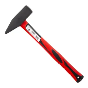 Молоток, 1000 г, ручка з фібергласу INTERTOOL (HT-0210) UA