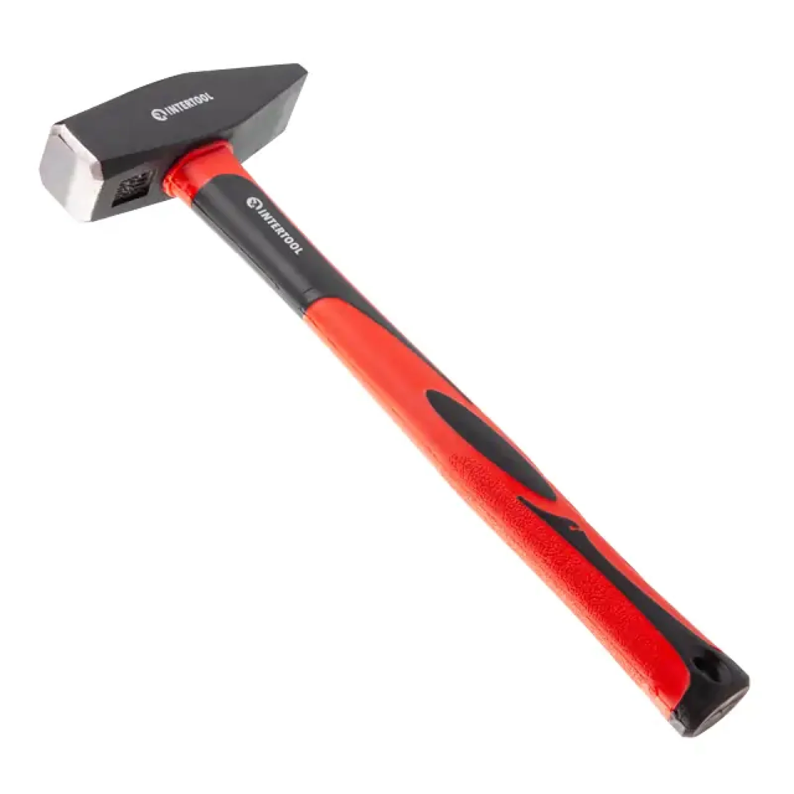 Молоток, 1000 г, ручка з фібергласу INTERTOOL (HT-0210) UA