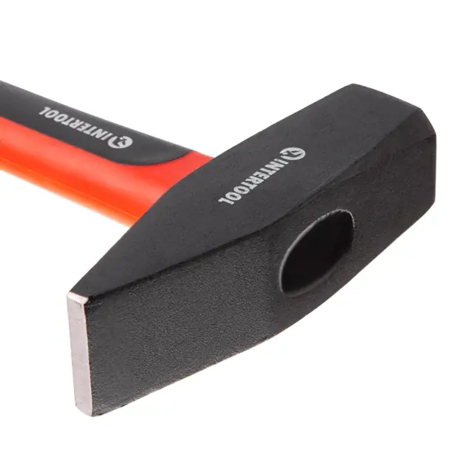 Молоток, 1000 г, ручка з фібергласу INTERTOOL (HT-0210) UA