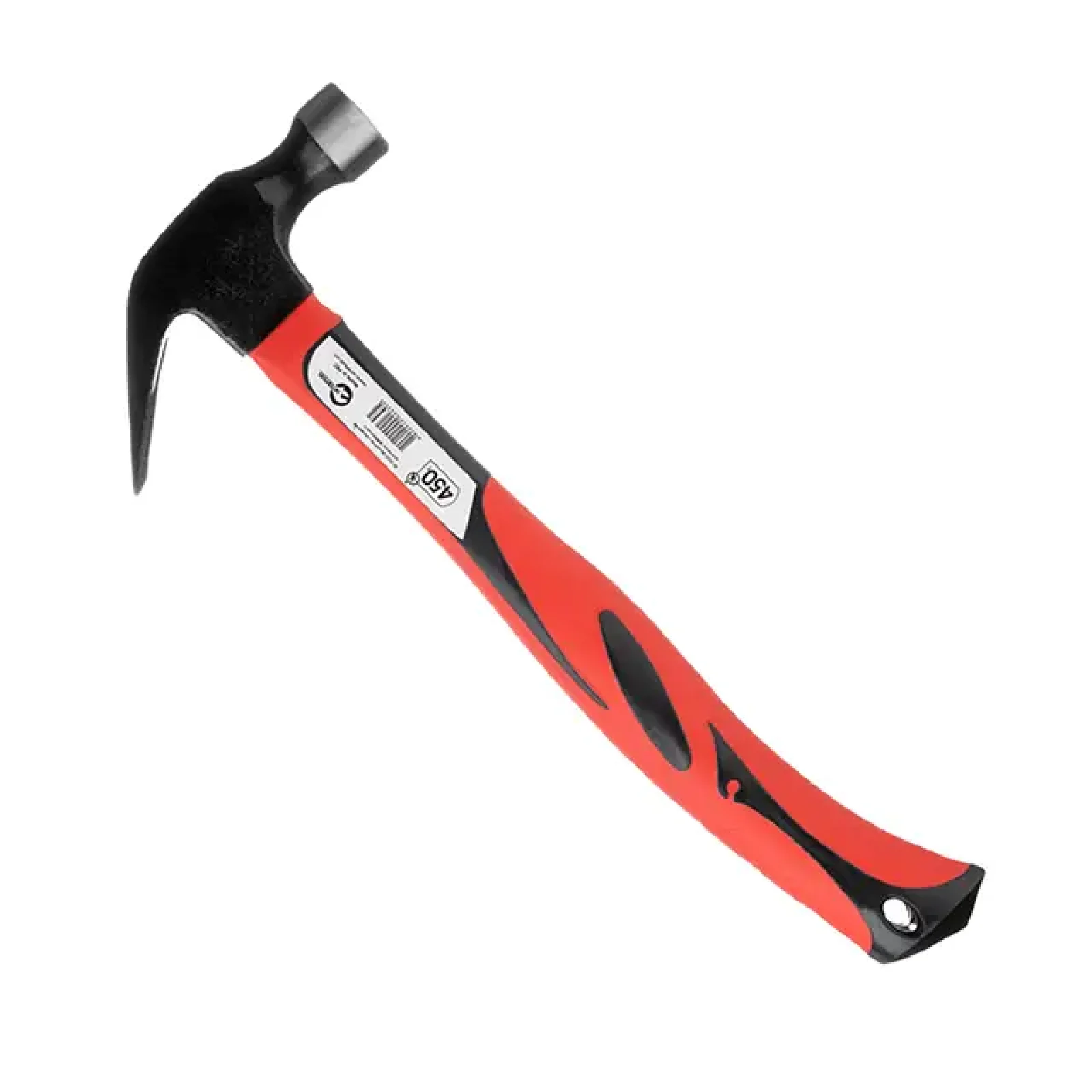 Молоток столярний, 450 г, ручка з фібергласу INTERTOOL (HT-0223) UA