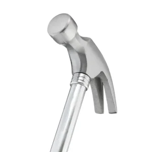 Молоток столярний із цвяходером, 450 г, з металевою ручкою INTERTOOL (HT-0224) UA