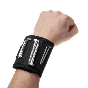 Браслет магнітний будівельний, 360×90 мм, 10 магнітів, нейлон 1680D INTERTOOL (SP-1002) UA