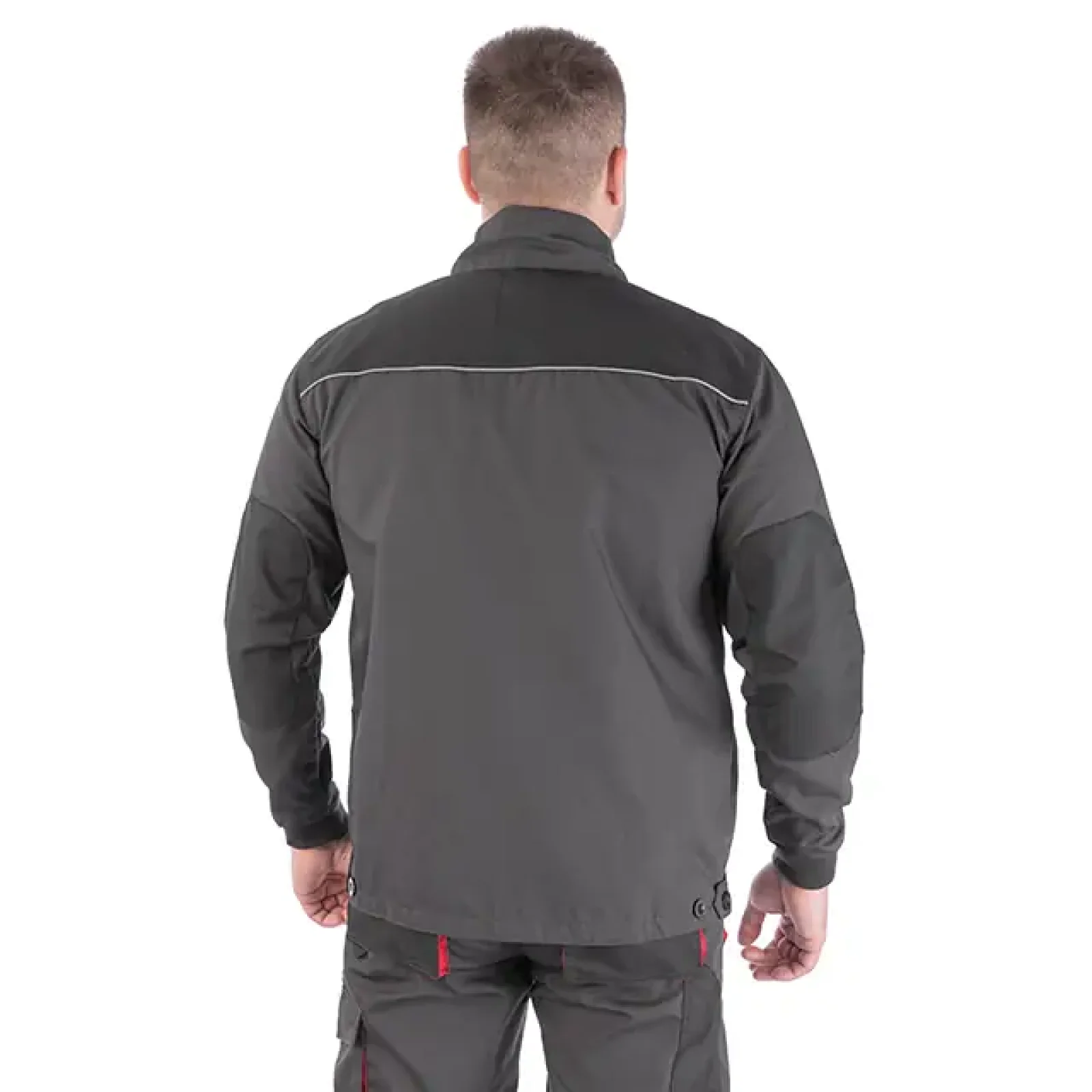 Куртка робоча, 80% поліестер / 20% бавовна, щільність 260 г/м², L INTERTOOL (SP-3003) UA