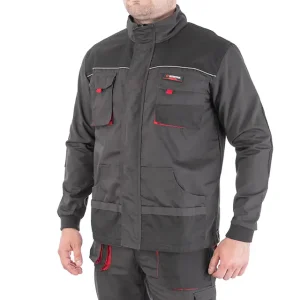 Куртка робоча, 80% поліестер / 20% бавовна, щільність 260 г/м², XL INTERTOOL (SP-3004) UA