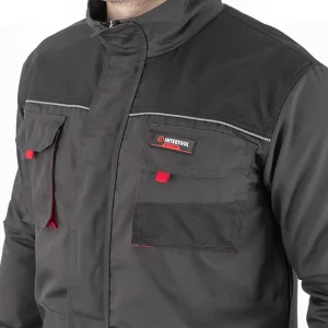 Куртка робоча, 80% поліестер / 20% бавовна, щільність 260 г/м², XL INTERTOOL (SP-3004) UA
