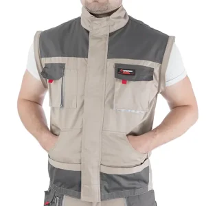 Куртка робоча 2 в 1, 100% бавовна, щільність 180 г/м², M INTERTOOL (SP-3032) UA