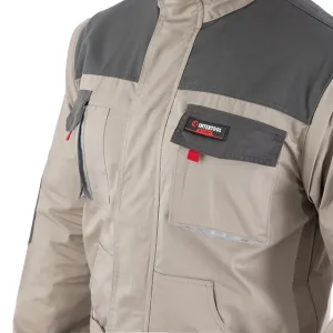 Куртка робоча 2 в 1, 100% бавовна, щільність 180 г/м², M INTERTOOL (SP-3032) UA