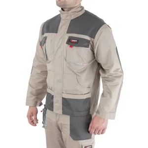 Куртка робоча 2 в 1, 100% бавовна, щільність 180 г/м², XL INTERTOOL (SP-3034) UA