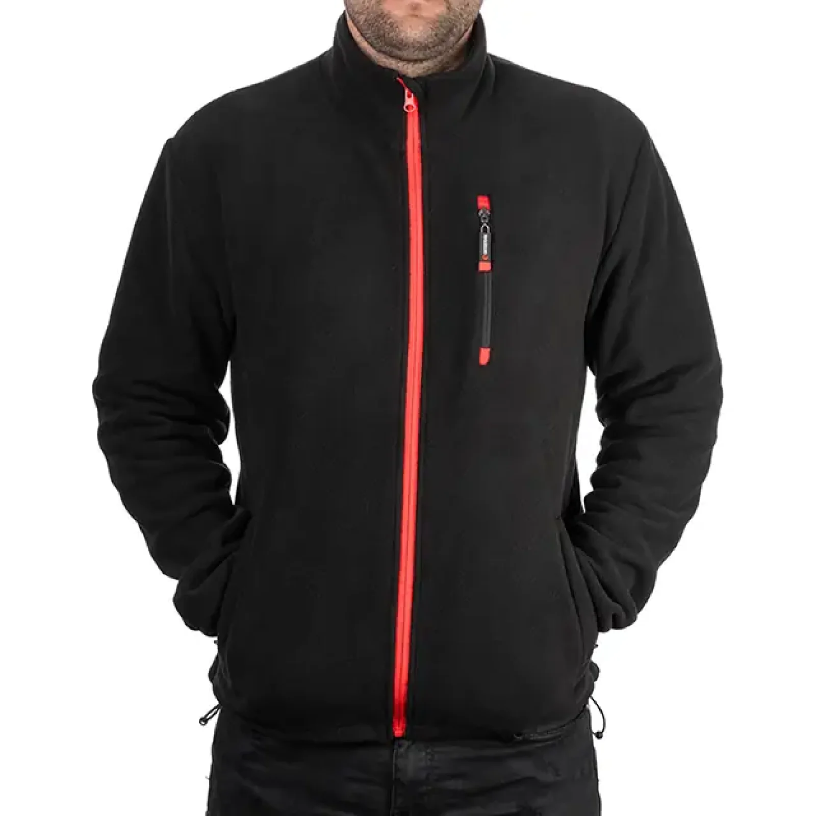 Куртка флісова, поліестер, щільність 280 г/м², кишеня на грудях і дві бічні, L INTERTOOL (SP-3103) UA