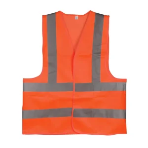 Жилет сигнальний помаранчевий, XL (60×70 см), 120 г/м² INTERTOOL (SP-2028) UA