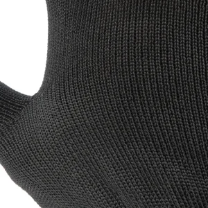 Рукавичка трикотажна, сині ПВХ крапки, 70% бавовна / 30% поліестер, 10