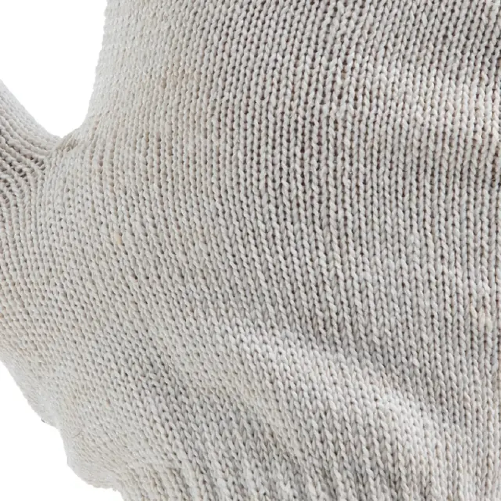 Рукавичка трикотажна, зелені ПВХ крапки, 70% бавовна / 30% поліестер, 10